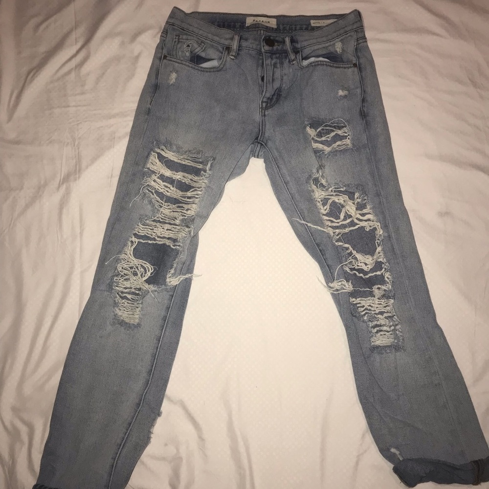 Ripped Boyfriend Jeans